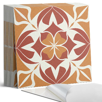 Vinyl csempe Növényi motívum szimmetrikus elrendezésben