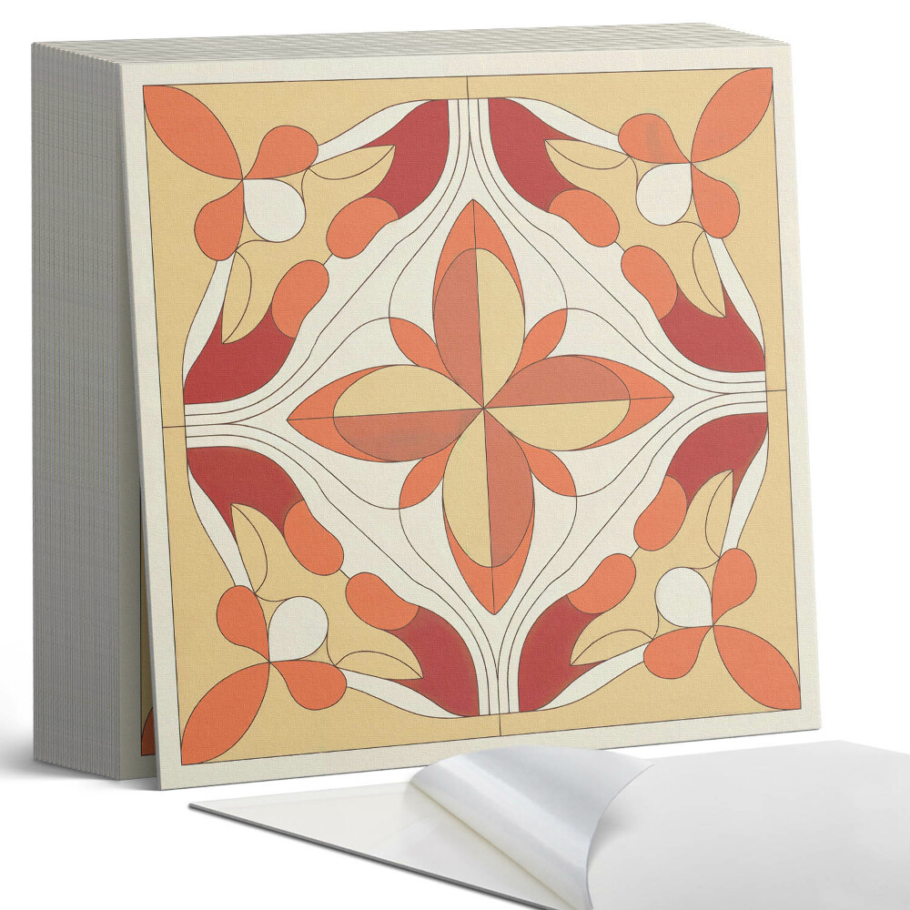 Vinyl padló Virágos absztrakció modern stílusban