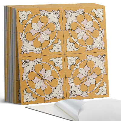 Öntapadós vinyl csempe Virágos mozaik színekben