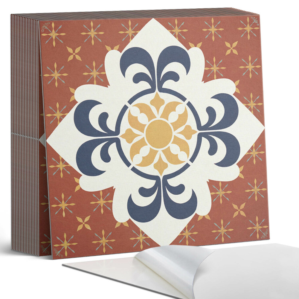 Vinyl padló Virágminta természetes stílusban