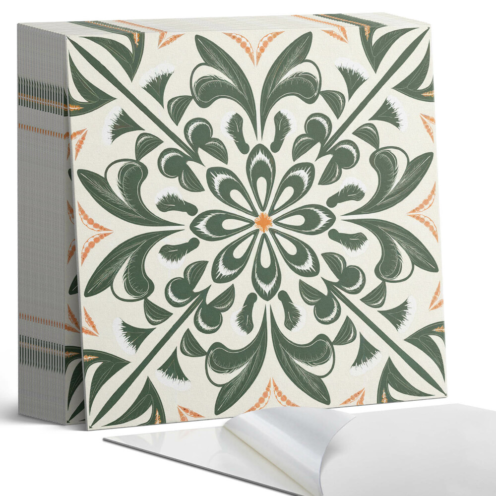 Vinyl csempe Virágmotívum levelekkel