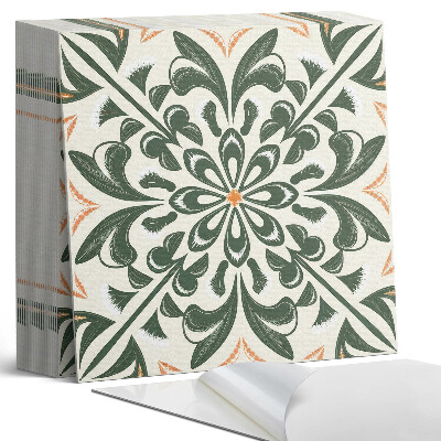 Vinyl csempe Virágmotívum levelekkel