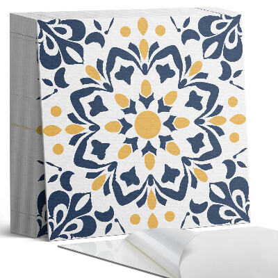 Öntapadós vinyl csempe Virágos mandala művészi stílusban