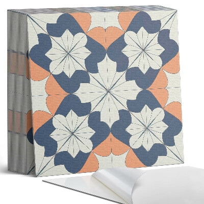 Vinyl csempe Virágos geometrikus motívum