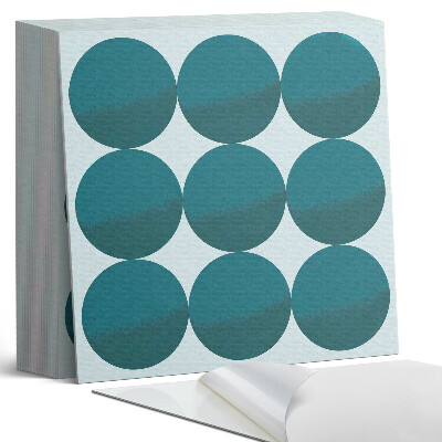 Vinyl padló Körök rácsa harmonikus elrendezésben