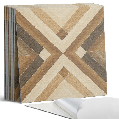 Öntapadós vinyl csempe Kockás geometrikus motívum