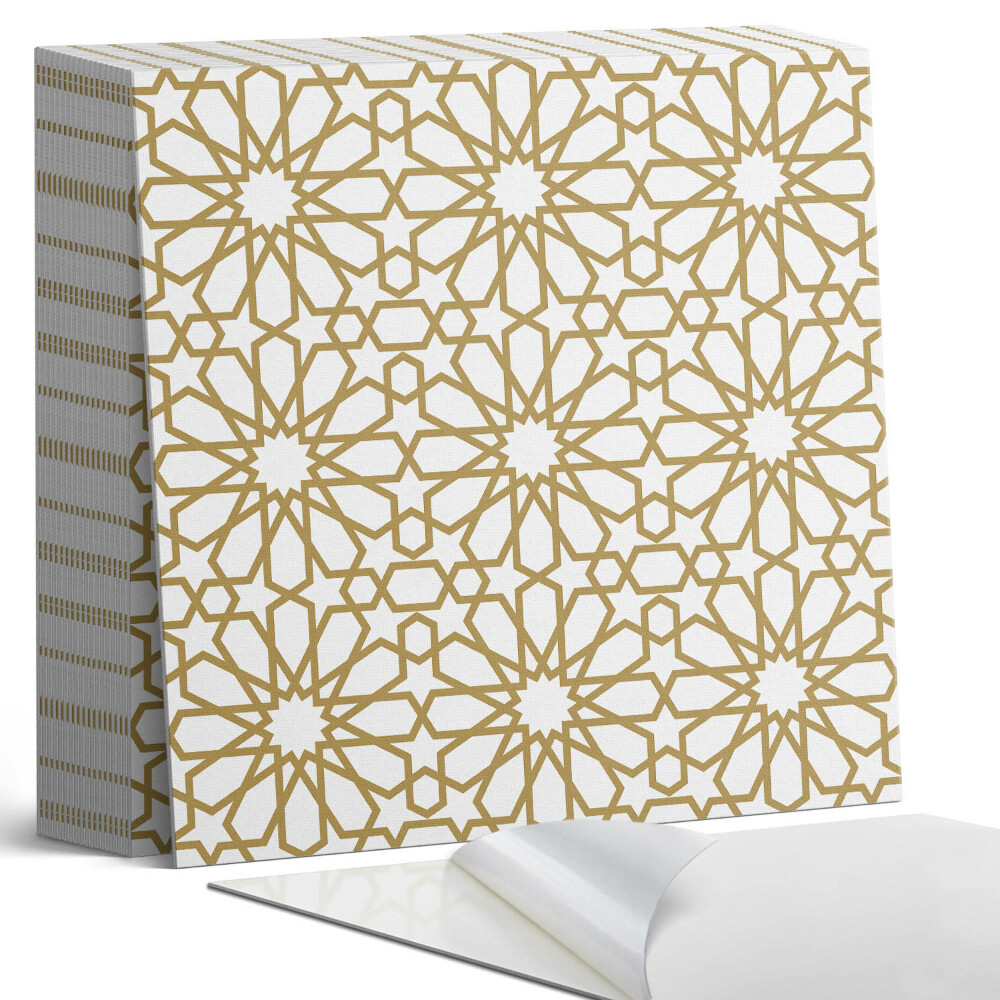 Öntapadós vinyl csempe Geometrikus minta csillagokkal