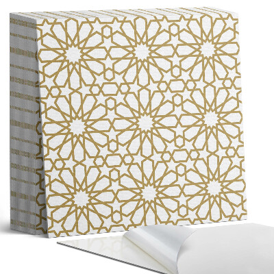 Öntapadós vinyl csempe Geometrikus minta csillagokkal