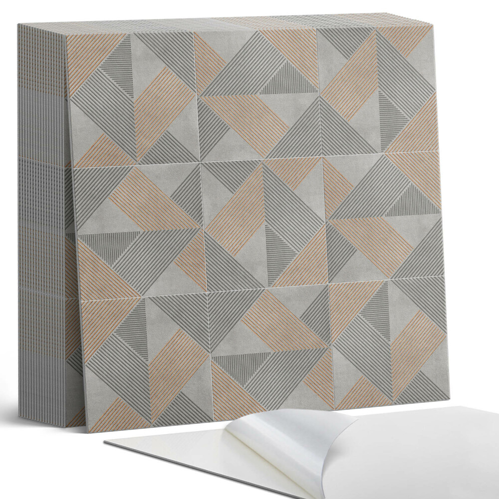 Vinyl csempe Háromszög alakú geometrikus motívum