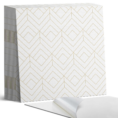 Öntapadós vinyl csempe Geometrikus stílusú rombusz minta