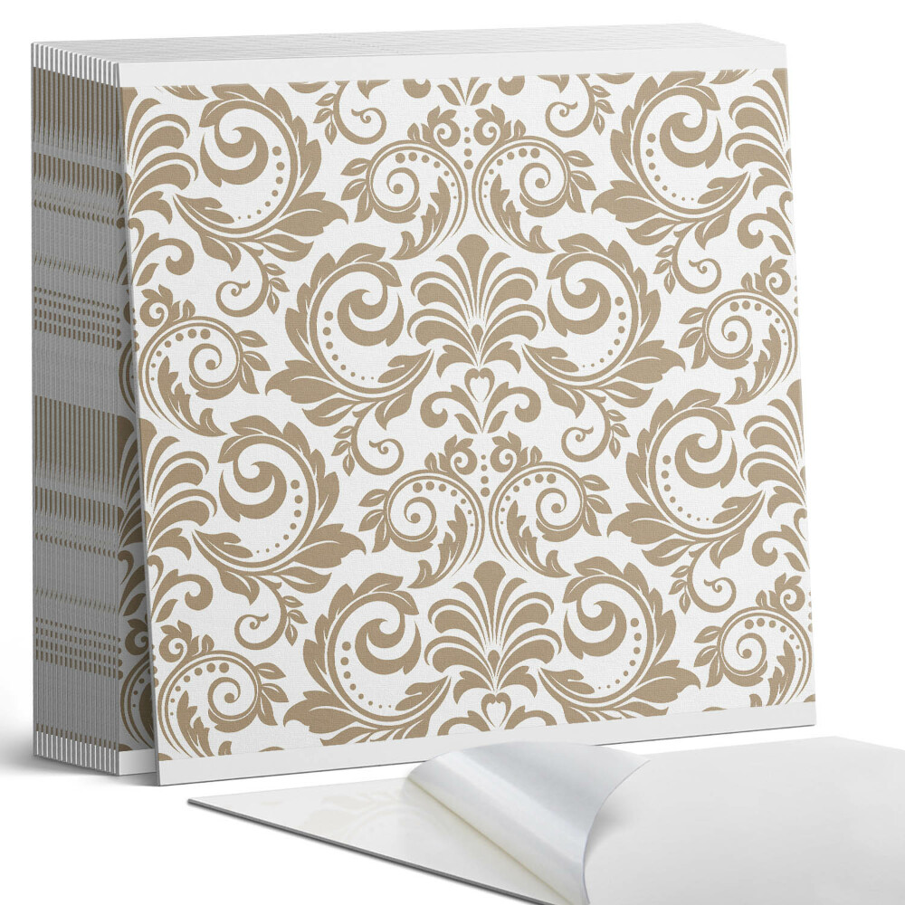 Öntapadós vinyl csempe Növényi dekorációk díszekkel