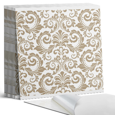 Öntapadós vinyl csempe Növényi dekorációk díszekkel