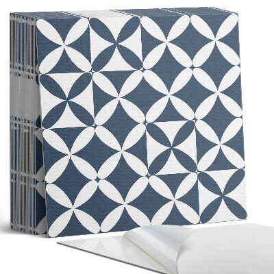 Vinyl csempe Virágmotívum geometrikus formákban