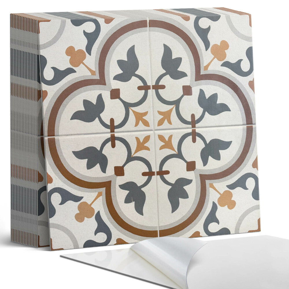 Vinyl padló Kockás virágmotívum