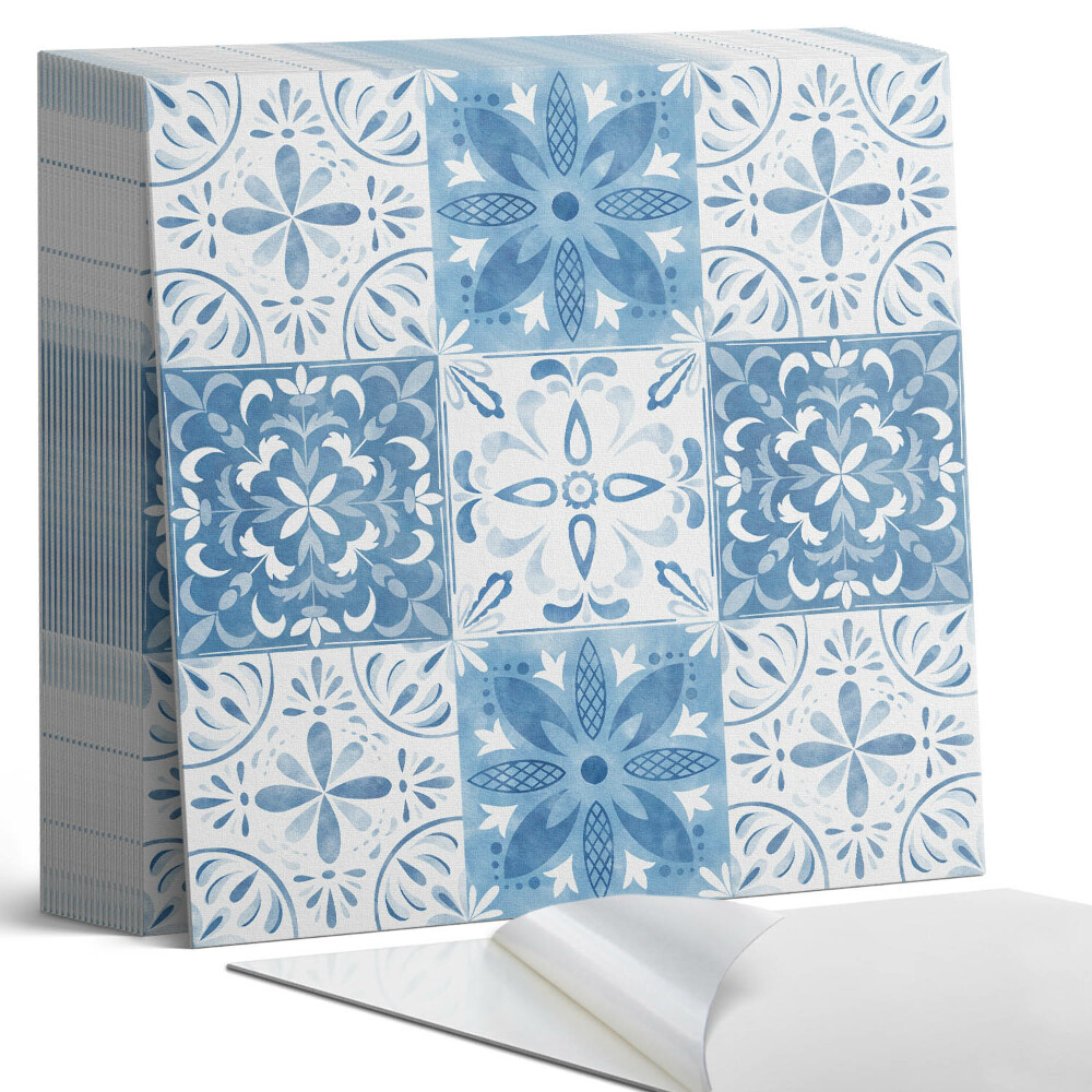 Vinyl csempe Virágcsempék harmonikus elrendezésben