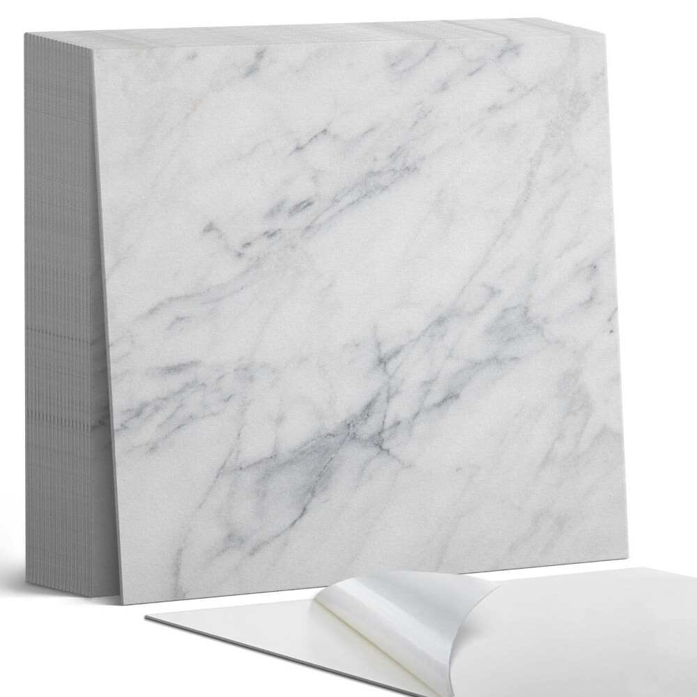 Vinyl csempe Márvány kompozíció finom erekkel