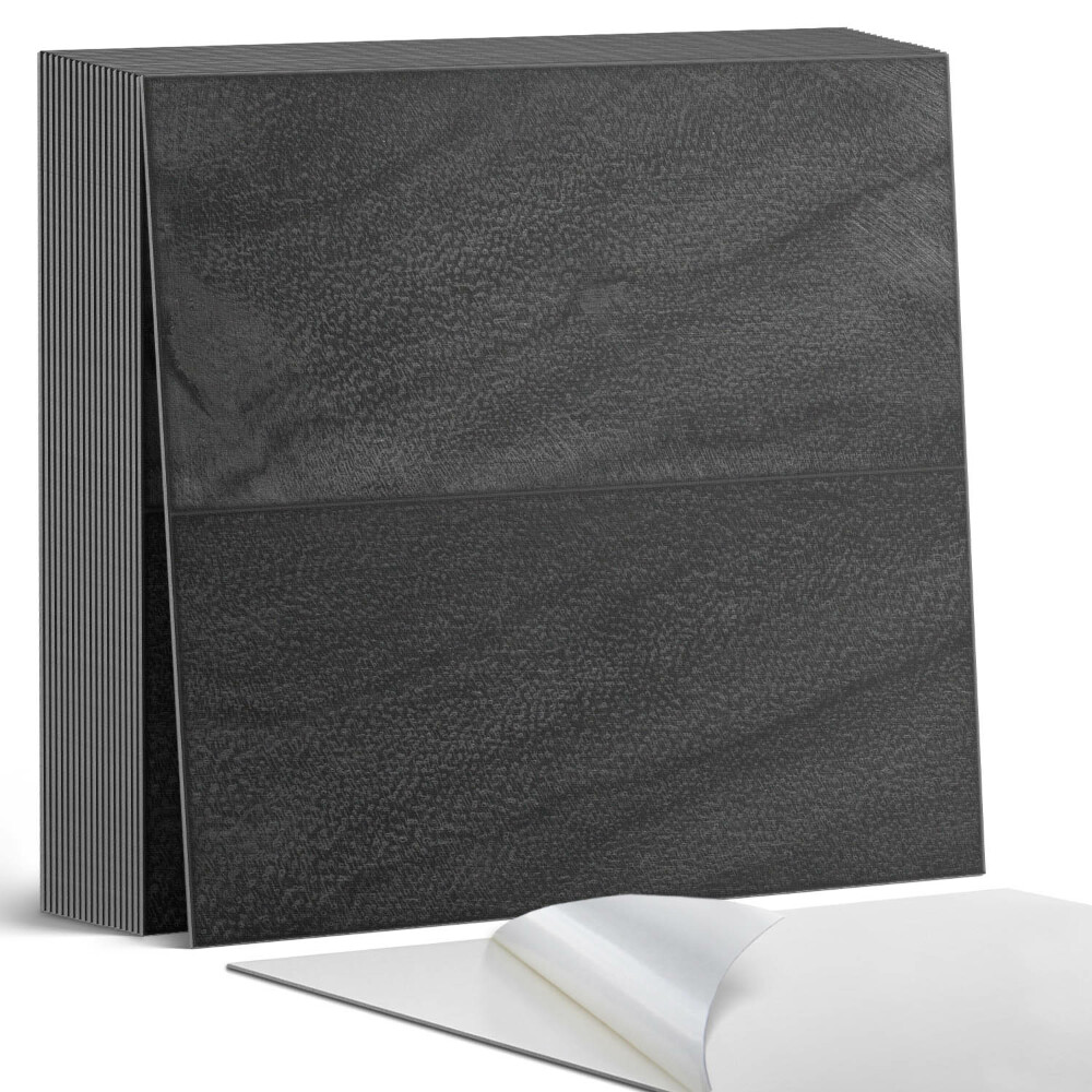 Vinyl padló Sötét lapok kő stílusban