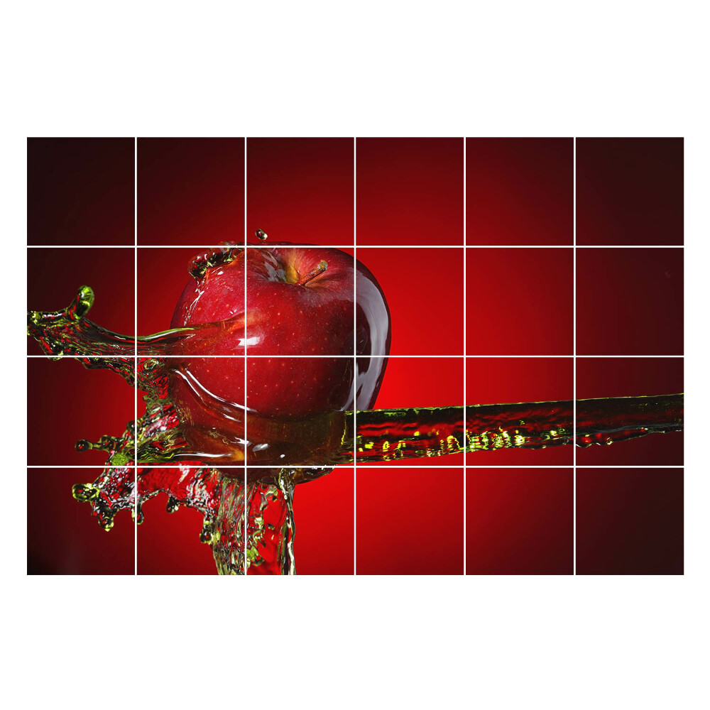 Csempe matrica dekor Alma a vízben akció