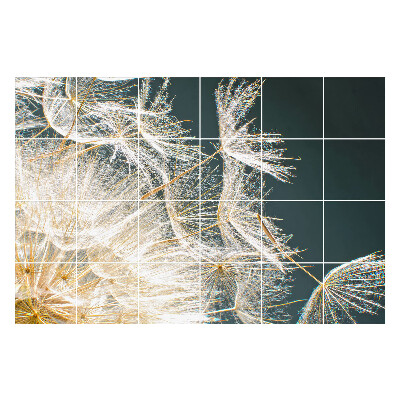 Fali csempe matrica Finom pitypangmagok