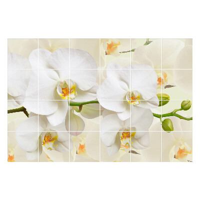 Csempefólia Virágos orchidea motívumok