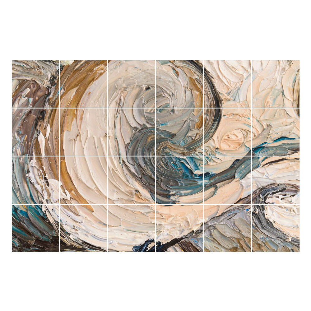 Fali csempe matrica Absztrakt textúra örvények