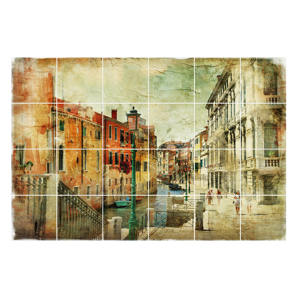 Csempefólia Velence festői stílusban