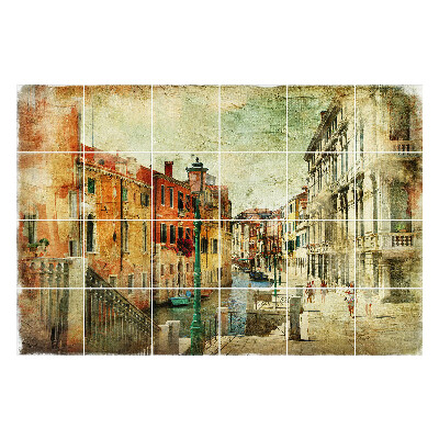 Csempefólia Velence festői stílusban