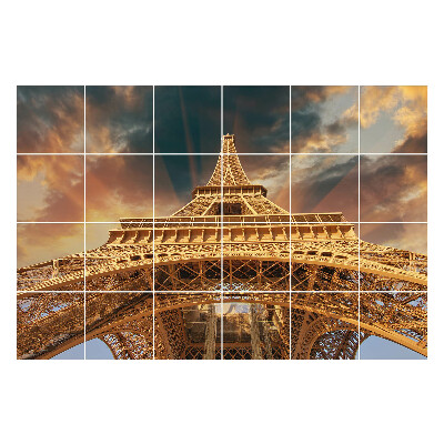 Fali csempe matrica Torony a felhőkben