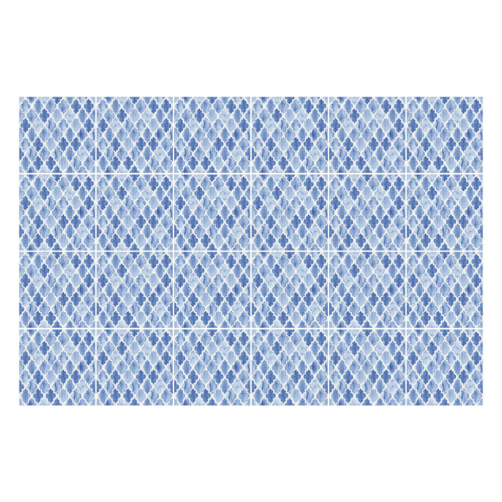 Konyha csempe matrica Rácsos motívum méretaránya