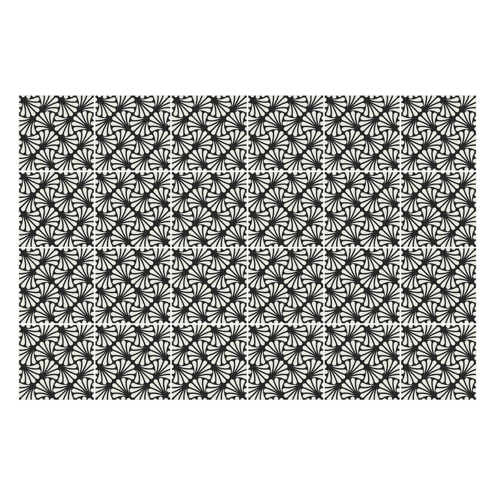 Fali csempe matrica Stílusos növényi motívumok