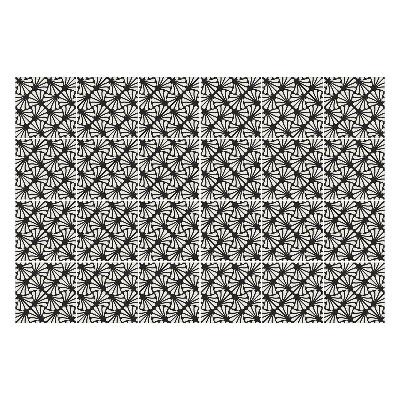 Fali csempe matrica Stílusos növényi motívumok