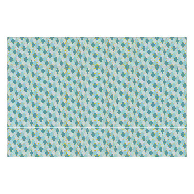 Csempe dekor matrica Keresztezett alakzatok egy rácsban