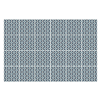 Fali csempe matrica Geometriai alakzatok rácsban