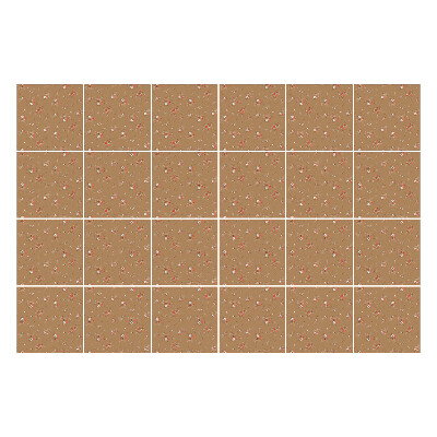 Fali csempe matrica Virágmotívum a háttérben