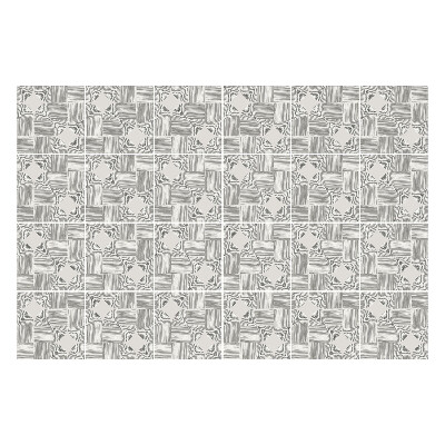 Csempe dekor matrica Keresztezett ívek egy rácsban