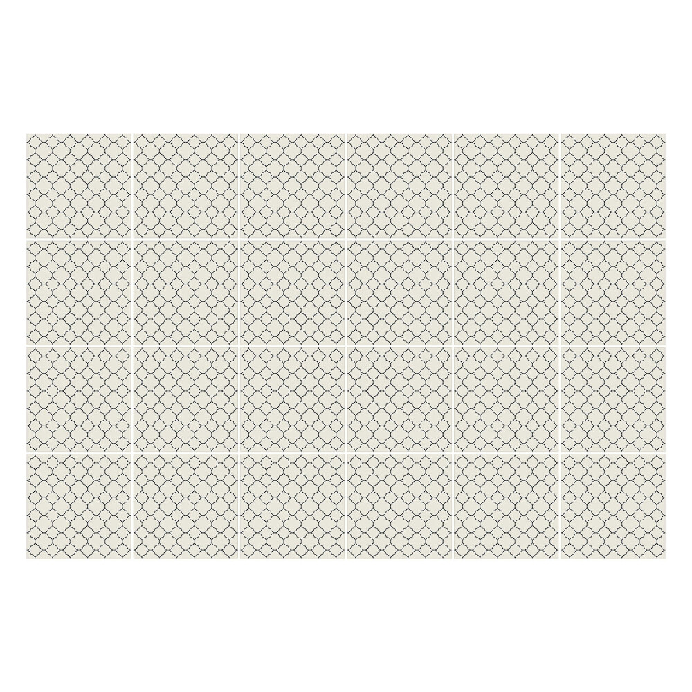 Konyha csempe matrica Hatszögletű motívumok rácsban