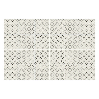 Konyha csempe matrica Hatszögletű motívumok rácsban