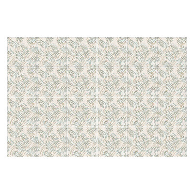 Konyha csempe matrica Levelek finom elrendezésben