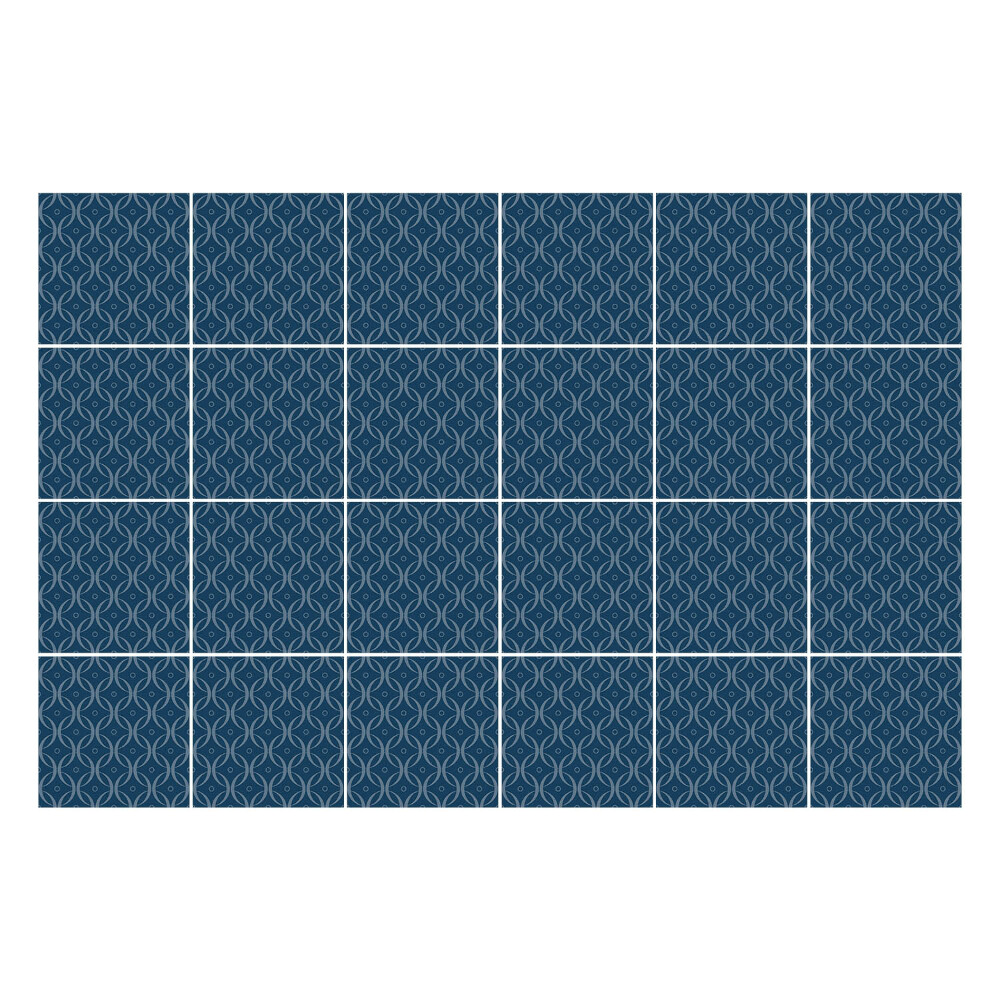 Fali csempe matrica Összefonódó levelek hálóban