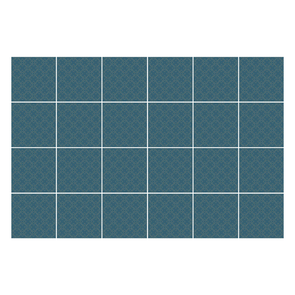 Konyha csempe matrica Geometria az ismételhetőségben