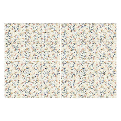 Csempe dekor matrica Virágmotívum a háttérben