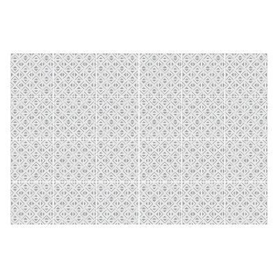 Konyha csempe matrica Kockás geometria