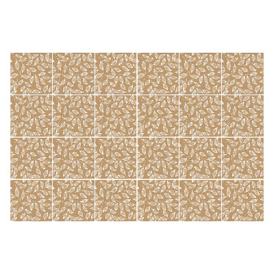 Fali csempe matrica Levelek finom elrendezésben