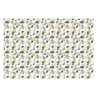 Fali csempe matrica Különböző formájú levelek