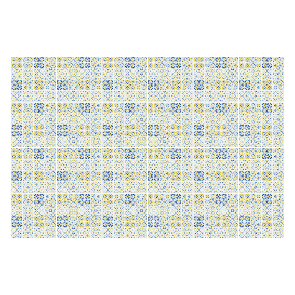 Konyha csempe matrica Geometriai alakzatok rácsban