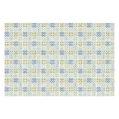 Konyha csempe matrica Geometriai alakzatok rácsban