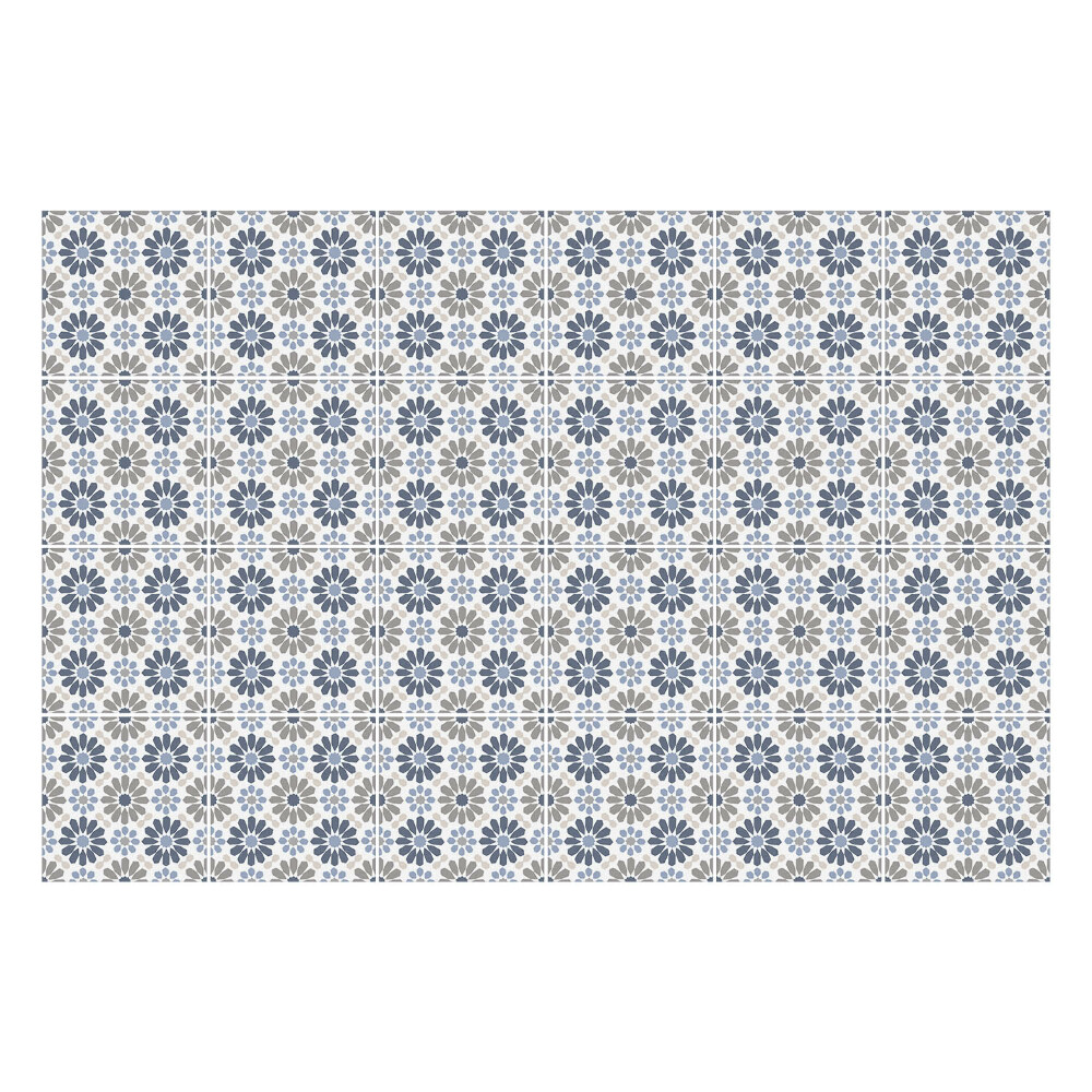 Konyha csempe matrica Virágmotívum hálóban