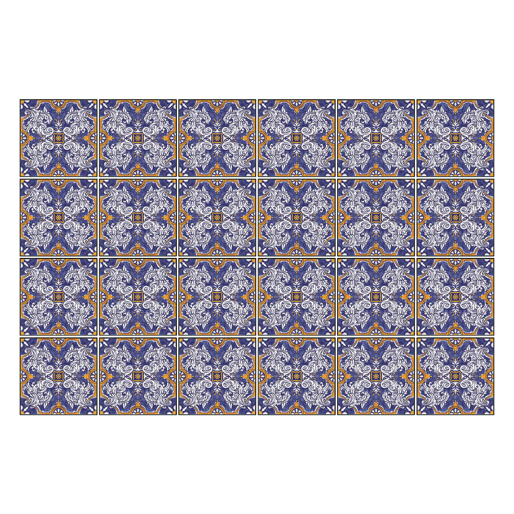 Fali csempe matrica Elegáns virágmotívum