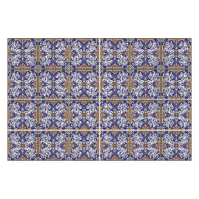 Fali csempe matrica Elegáns virágmotívum