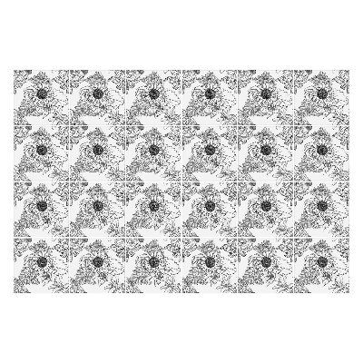 Csempe dekor matrica Virágmotívum hálóban